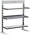 Gym Rax - 4 Ft. Streamline Bay + Gym Storage - Storm Grey-Angle_Standard