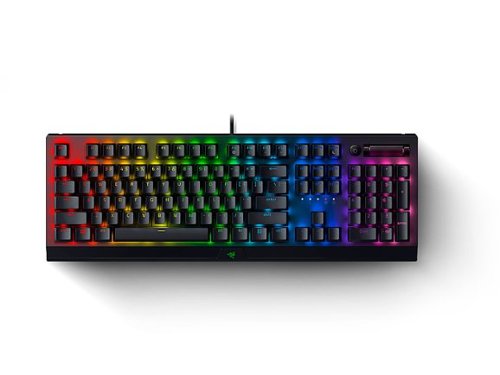 Razer Blackwidow V3 Full-size Wired Mechanical Gaming Yellow Linear Switch Keyboard with RGB Backlighting - Black WORLDWIDE DELIVERY