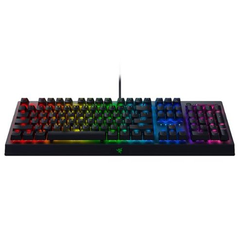 Razer Blackwidow V3 Full-size Wired Mechanical Gaming Yellow Linear Switch Keyboard with RGB Backlighting - Black BUY IN EUROPE