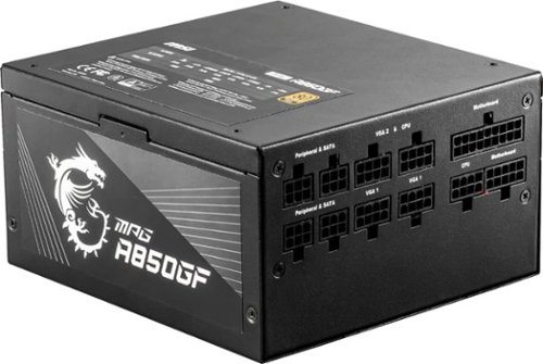 MSI MPG A850GF 850W ATX 80 Plus Gold PSU Power Supply - Black BUY ONLINE