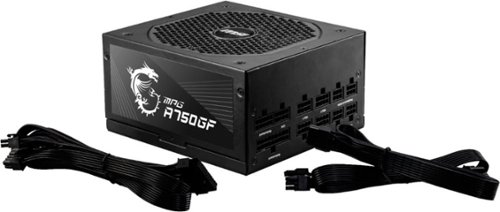 Fuente de alimentación MSI - MPG A750GF 750W ATX 80 Plus Gold - Negro