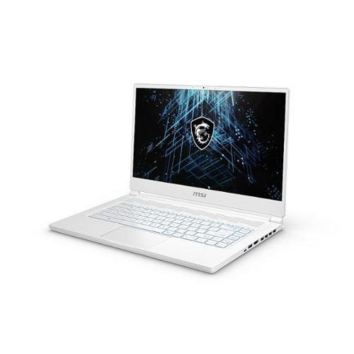 MSI Stealth 15.6 Gaming Laptop - i7-1185G7 - 16GB Memory - RTX2060 - 512GBSSD - Win10 - White WORLDWIDE DELIVERY