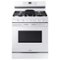 Samsung - 6.0 cu. ft. Freestanding Gas Range with WiFi, No-Preheat Air Fry & Convection - White-Front_Standard
