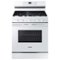 Samsung - 6.0 cu. ft. Freestanding Gas Range with WiFi and Integrated Griddle - White-Front_Standard