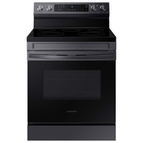 Photos - Cooker Samsung  6.3 cu. ft. Freestanding Electric Range with Rapid Boil™, WiFi & 