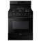 Samsung - 6.0 cu. ft. Freestanding Gas Range with WiFi, No-Preheat Air Fry & Convection - Black-Front_Standard