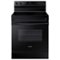 Samsung - 6.3 cu. ft. Freestanding Electric Range with WiFi and Steam Clean - Black-Front_Standard