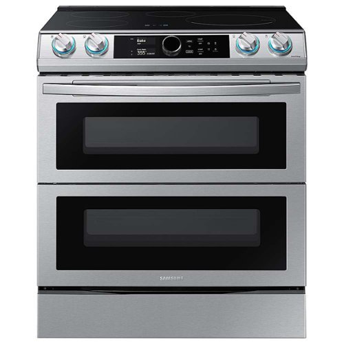 Photos - Cooker Samsung  6.3 cu. ft. Slide-In Induction Range with WiFi, Flex Duo, Smart 