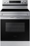 Samsung - 6.3 cu. ft. Freestanding Electric Range with WiFi and Steam Clean - Stainless steel-Front_Standard 