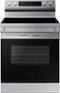 Samsung - 6.3 cu. ft. Freestanding Electric Range with WiFi and Steam Clean - Stainless Steel-Front_Standard