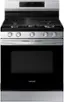 Front. Samsung - 6.0 cu. ft. Freestanding Gas Range with 18K BTU Dual Power Burner, WiFi & Self Clean - Stainless Steel.