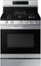 Samsung - 6.0 cu. ft. Freestanding Gas Range with No-Preheat Air Fry & Convection - Stainless Steel-Front_Standard