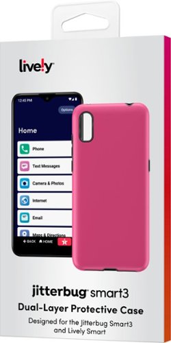 Lively® Lively - Dual-Layer Hard Shell Case for Jitterbug Smart3 - Pink GLOBAL SHIPPING