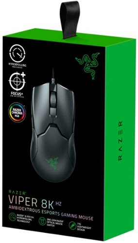 Razer Viper 8KHz Lightweight Wired Optical Gaming Ambidextrous Mouse with Chroma RGB Lighting - Wired - Black HOW TO BUY