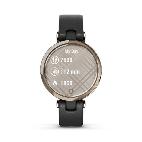 Garmin - Lily Classic Smartwatch 34mm Fiber-Reinforced Polymer - Cream Gold