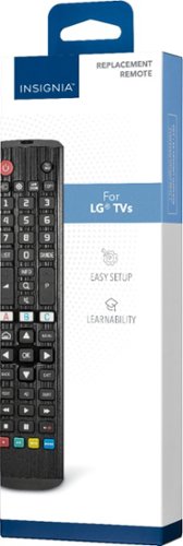 Insignia™ Replacement Remote for LG TVs - Black WHERE TO BUY