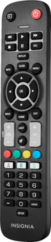 Insignia™ Replacement Remote for Insignia and Dynex TVs - Black WORLDWIDE DELIVERY