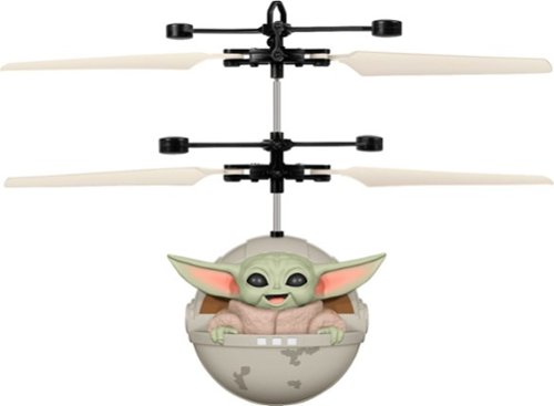 World Tech Toys - Star Wars The Mandalorian Baby Yoda "The Child" Sculpted Head UFO Helicopter - Multi