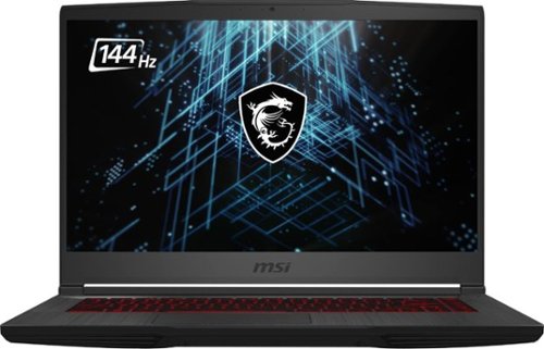 MSI - GF65 15.6" 144hz Gaming Laptop - Intel Core i5 - NVIDIA GeForce RTX3060 - 512GB SSD - 8GB Memory - Black-Front_Standard 