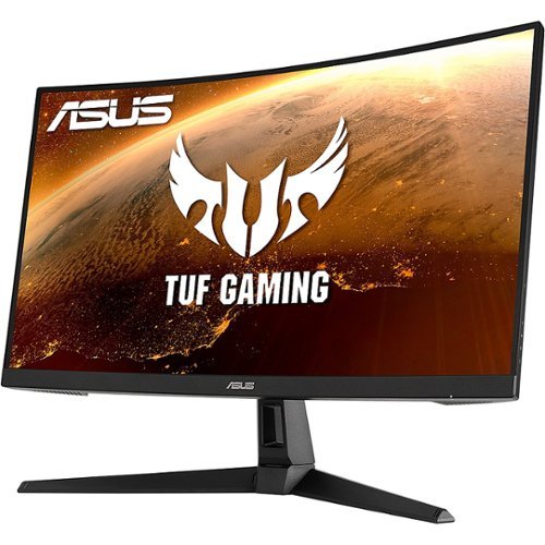 ASUS - TUF Gaming VG27WQ1B 27" Curved WQHD Adaptive-sync and FreeSync Premium Gaming Monitor (DisplayPort, HDMI) - Black