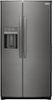 Frigidaire - Gallery 22.3 Cu. Ft. Side-by-Side Counter-Depth Refrigerator - Black Stainless Steel-Front_Standard 