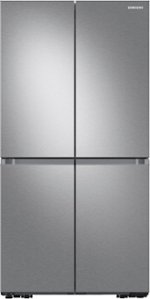 Samsung - 23 cu. ft. 4-Door Flex™ French Door Counter-Depth Refrigerator with WiFi, AutoFill Water Pitcher & Dual Ice Maker - Stainless steel - Front_Standard
