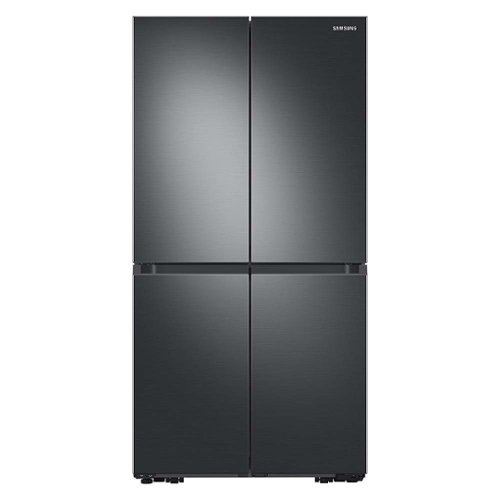 Samsung - 29 cu. ft. 4-Door Flex™ French Door Refrigerator with WiFi, AutoFill Water Pitcher & Dual Ice Maker - Black stainless steel