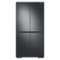 Samsung - 29 cu. ft. 4-Door Flex French Door Smart Refrigerator with Dual Ice Maker - Black Stainless Steel-Front_Standard