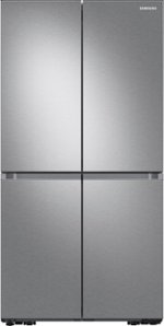 Samsung - 29 cu. ft. 4-Door Flex™ French Door Refrigerator with WiFi, Beverage Center and Dual Ice Maker - Stainless steel - Front_Standard