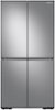Samsung - 29 cu. ft. 4-Door Flex French Door Smart Refrigerator with Dual Ice Maker - Stainless Steel-Front_Standard
