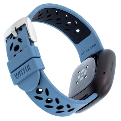 WITHit Band Kit for Fitbit Versa 3 and Fitbit Sense (3-Pack) - Black Mesh/Bluestone Sport & Black Woven Silicone WORLDWIDE DELIVERY