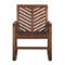Walker Edison - Windsor Rocking Chair - Dark Brown-Front_Standard
