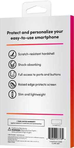 Lively® Lively - Hard Shell Case for Jitterbug Smart3 - Clear HOW TO BUY