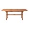 Walker Edison - Cypress Acacia Wood Outdoor Dining Table - Brown-Front_Standard