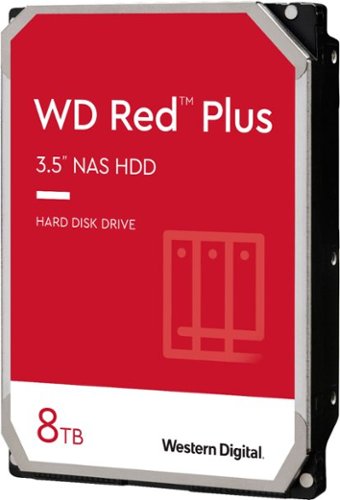 WD Red Plus 8TB Internal SATA NAS Hard Drive for Desktops