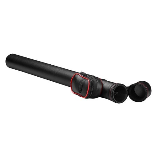 Casemaster - Q-Vault Supreme Black with Trim Cue Case - Red-Alt_View_Standard_14 