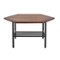 Walker Edison - Modern Acacia Wood Outdoor Coffee Table - Dark Brown-Front_Standard