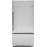 Café - 21.3 Cu. Ft. Bottom-Freezer Built-In Refrigerator with Right-Hand Side Door - Stainless steel - Front_Standard