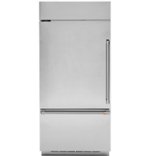 Café - 21.3 Cu. Ft. Bottom-Freezer Built-In Refrigerator with Left-Hand Side Door - Stainless steel - Front_Standard