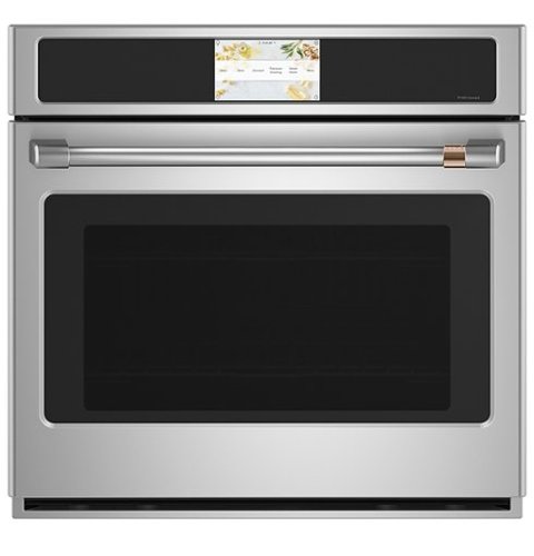 Café - 30" Built-In Single Electric Convection Wall Oven with True European Convection and In-Oven Camera, Customizable - Stainless Steel