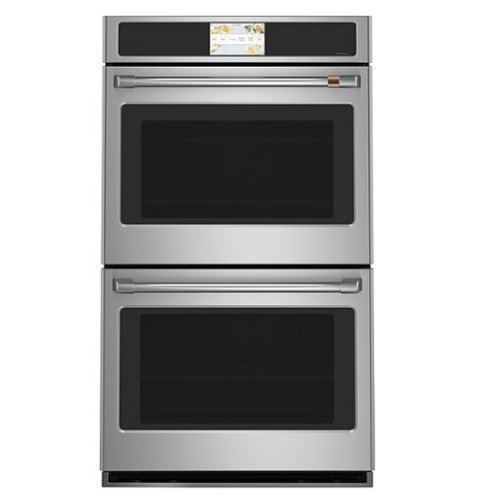 Café - 30" Built-In Double Electric Convection Wall Oven with True European Convection and In-Oven Camera, Customizable - Stainless Steel