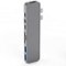 Hyper - PRO 8-in-2 USB-C Hub for MacBook Pro - Gray-Front_Standard