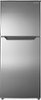 Insignia™ - 10 Cu. Ft. Top-Freezer Refrigerator with Reversible Door and ENERGY STAR Certification - Stainless Steel Look-Front_Standard 
