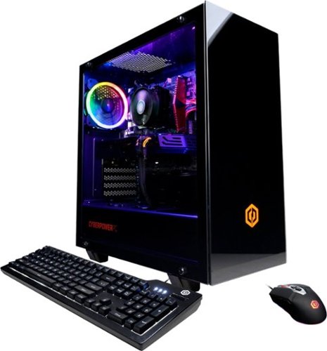 CyberPowerPC - Gamer Master Gaming Desktop - AMD Ryzen 3 2300X - 8GB Memory - AMD Radeon RX 580 - 500GB SSD - Black-Angle_Standard 