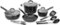Cuisinart - P59BC-11BK 11-Piece Cookware Set - Black-Angle_Standard