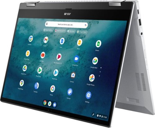 ASUS 2-in-1 15.6 Touch-Screen Chromebook - Intel Core 11th Gen i3 - 8GB Memory - 128GB SSD - Matte White BUY IN EUROPE