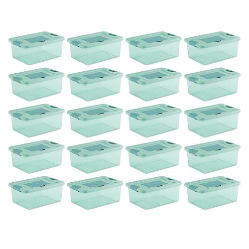 Sterilite - Fresh Scent Stackable Shoe Storage Box Container (20 Pack)