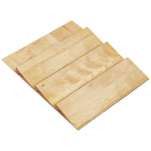 Rev-A-Shelf - Wooden Spice Drawer Storage Organizer Insert - Maple