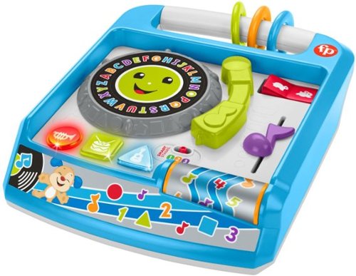 Fisher-Price Laugh & Learn Remix Record Player - Blue GLOBAL SHIPPING