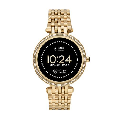 Michael Kors - Darci Gen 5E Smartwatch 43mm - Gold-Tone Stainless Steel